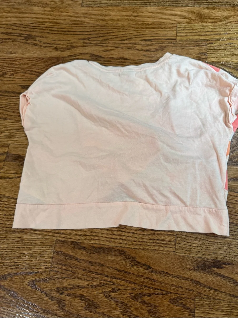 Old Navy Peach & Coral Sun Twist Crop Top girls size 8